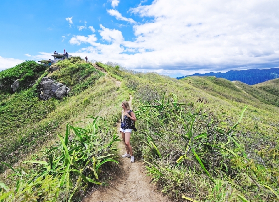 Lanikai Pillbox Hike Oahu Hawaii - Top Wanderung