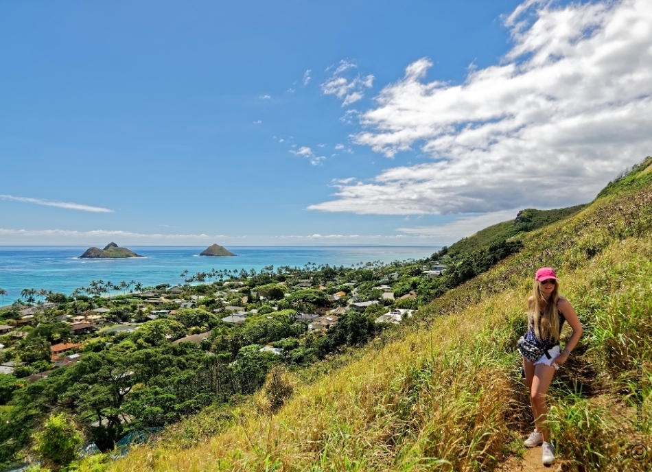 Lanikai Pillbox Hike Oahu Hawaii - Top Wanderung
