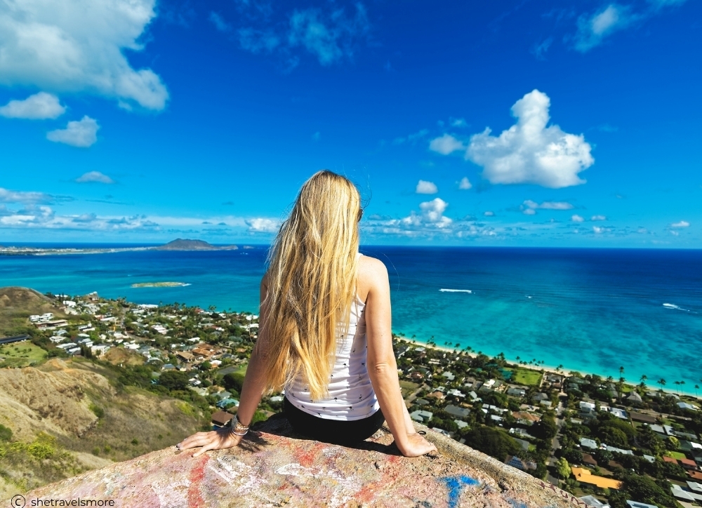 Lanikai Pillbox Hike Oahu Hawaii - Top Wanderung
