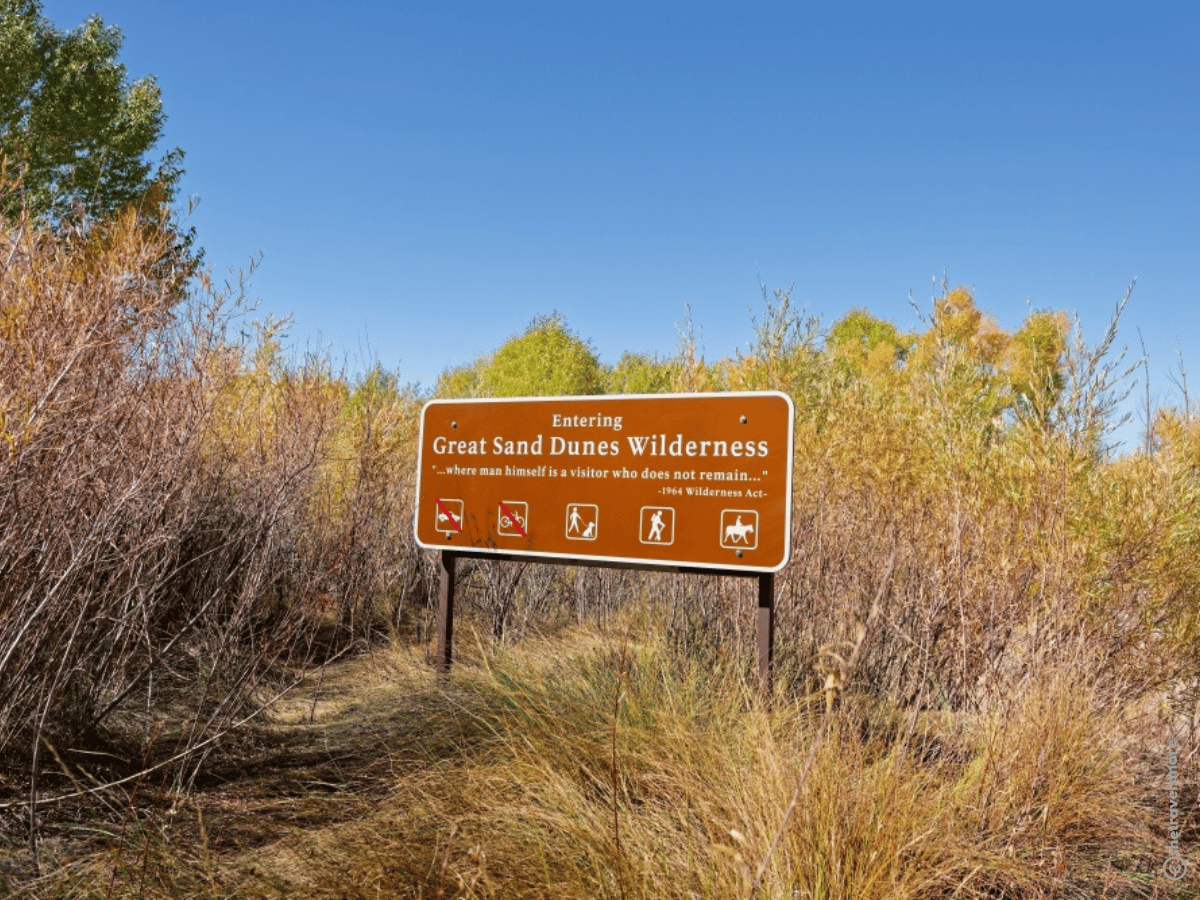 Great Sand Dunes National Park - Colorado im Herbst