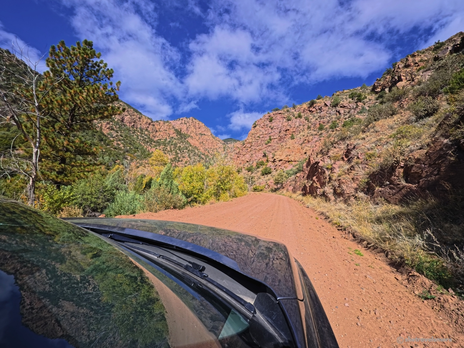 Phantom Canyon Road - Colorado im Herbst