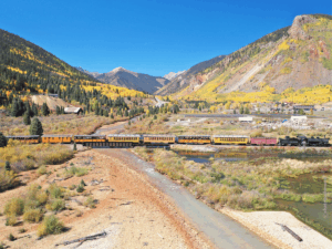 Silverton-Colorado im Herbst