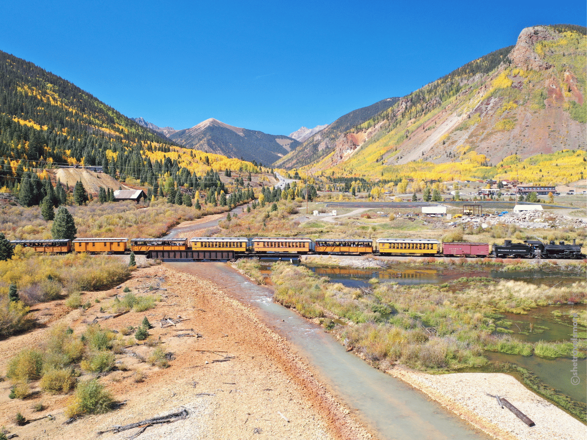 Silverton-Colorado im Herbst