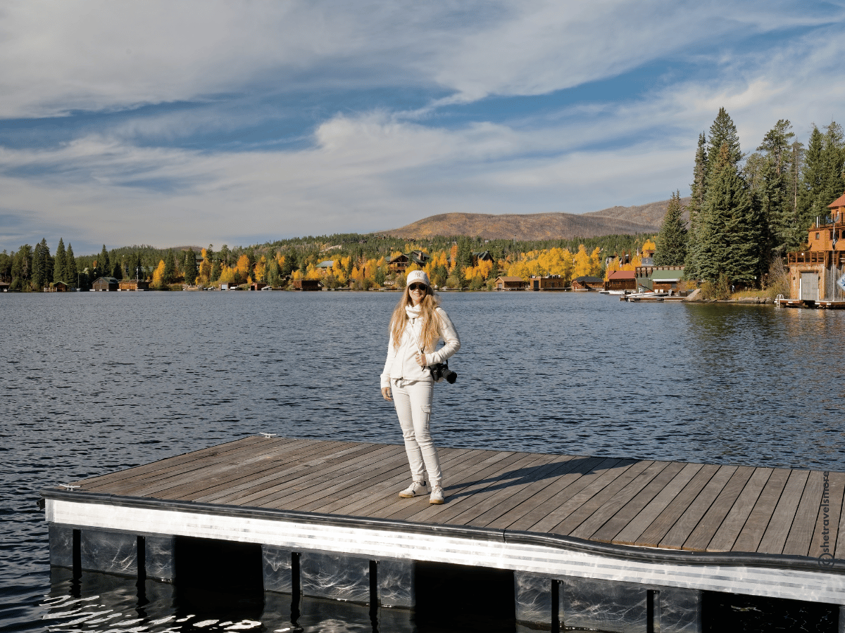 Grand Lake Colorado im Herbst